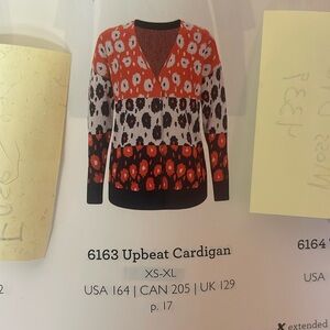 Small CAbi Upbeat Cardigan #6163